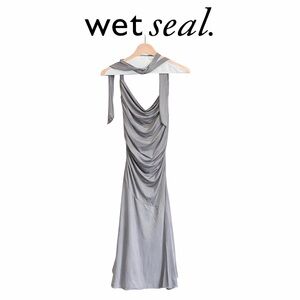 Wet Seal Taupe Halter Dress